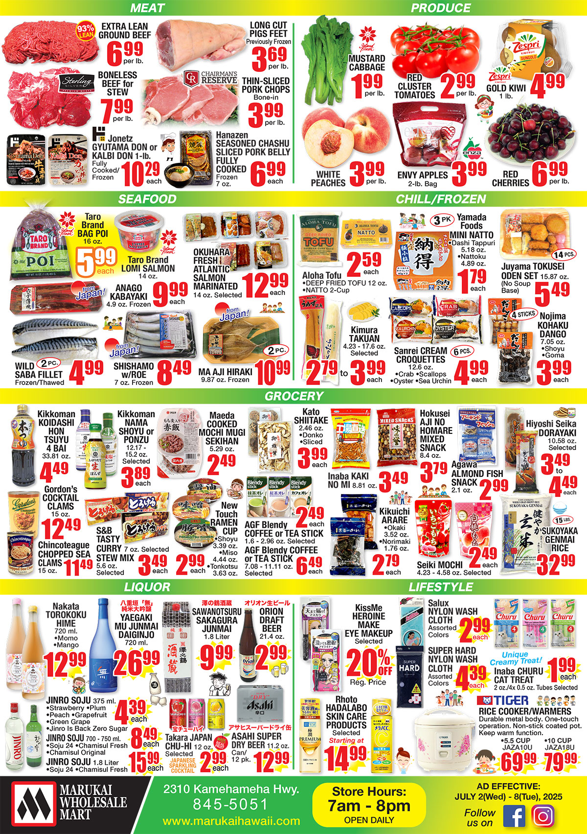 Weekly Flyer Wed, July 2, 2025 - Tues, July 08, 2025