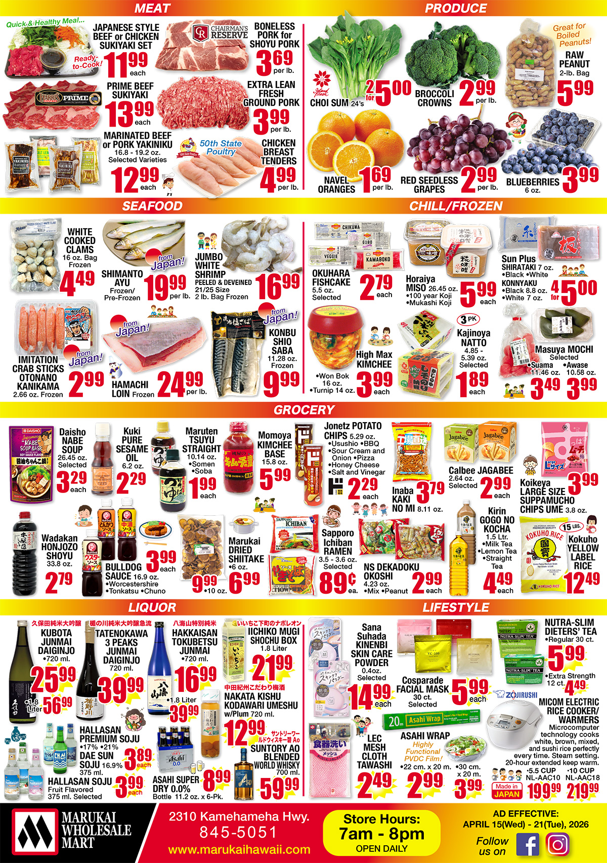 Weekly Flyer Wed, Apr 15, 2026 - Tue, Apr 21, 2026
