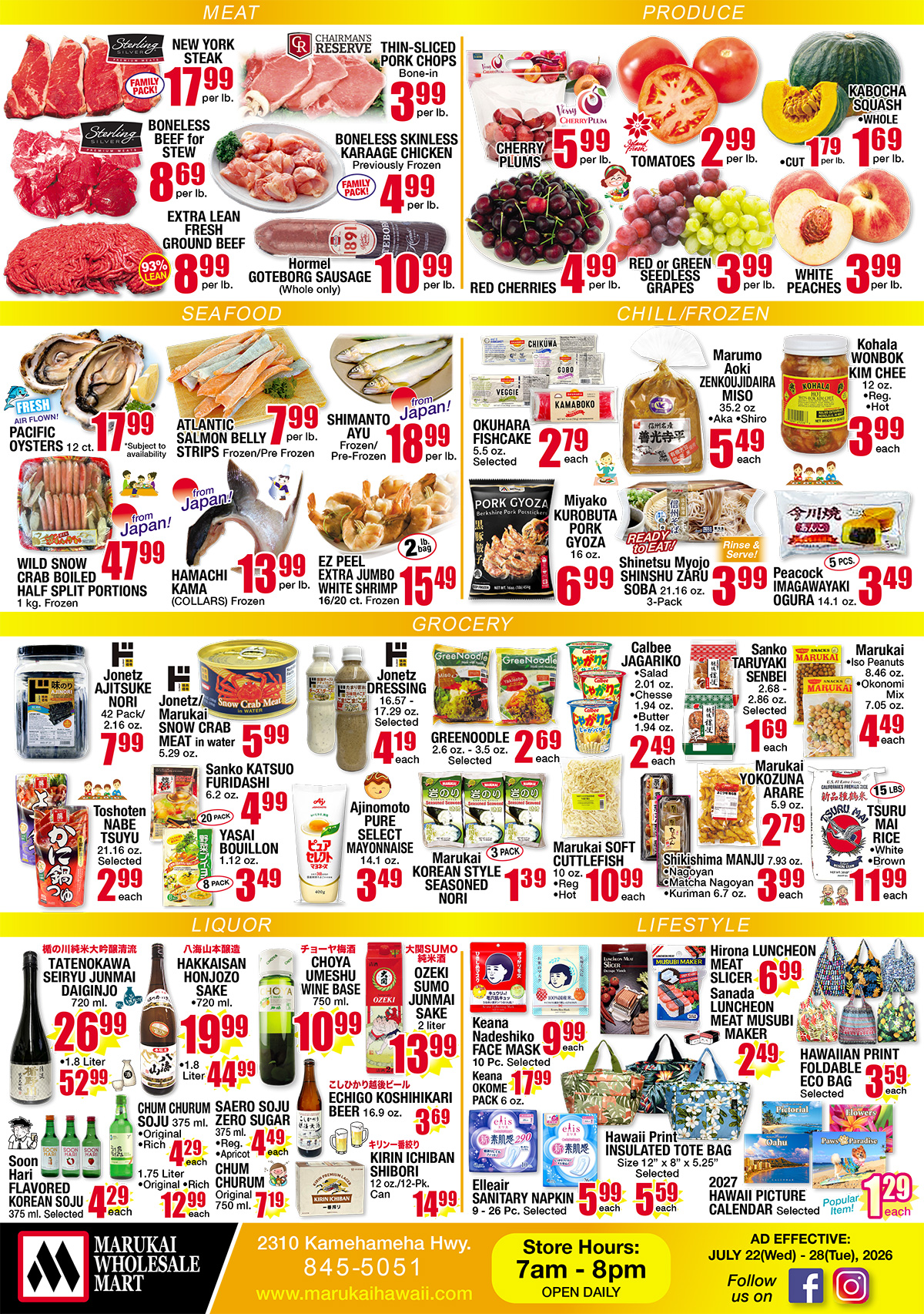 Weekly Flyer Wed, Jul 22, 2026 - Tue, Jul 28, 2026