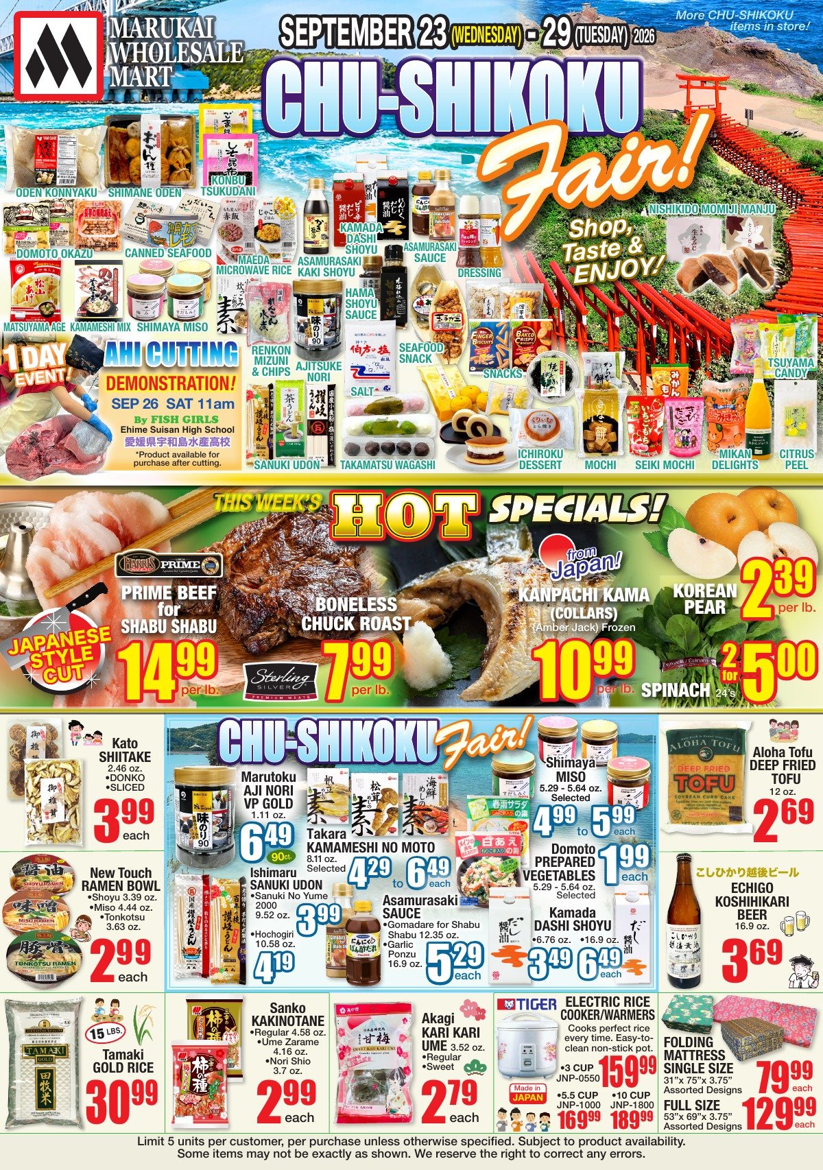 Weekly Flyer Wed, Sep 23, 2026 - Tue, Sep 29, 2026