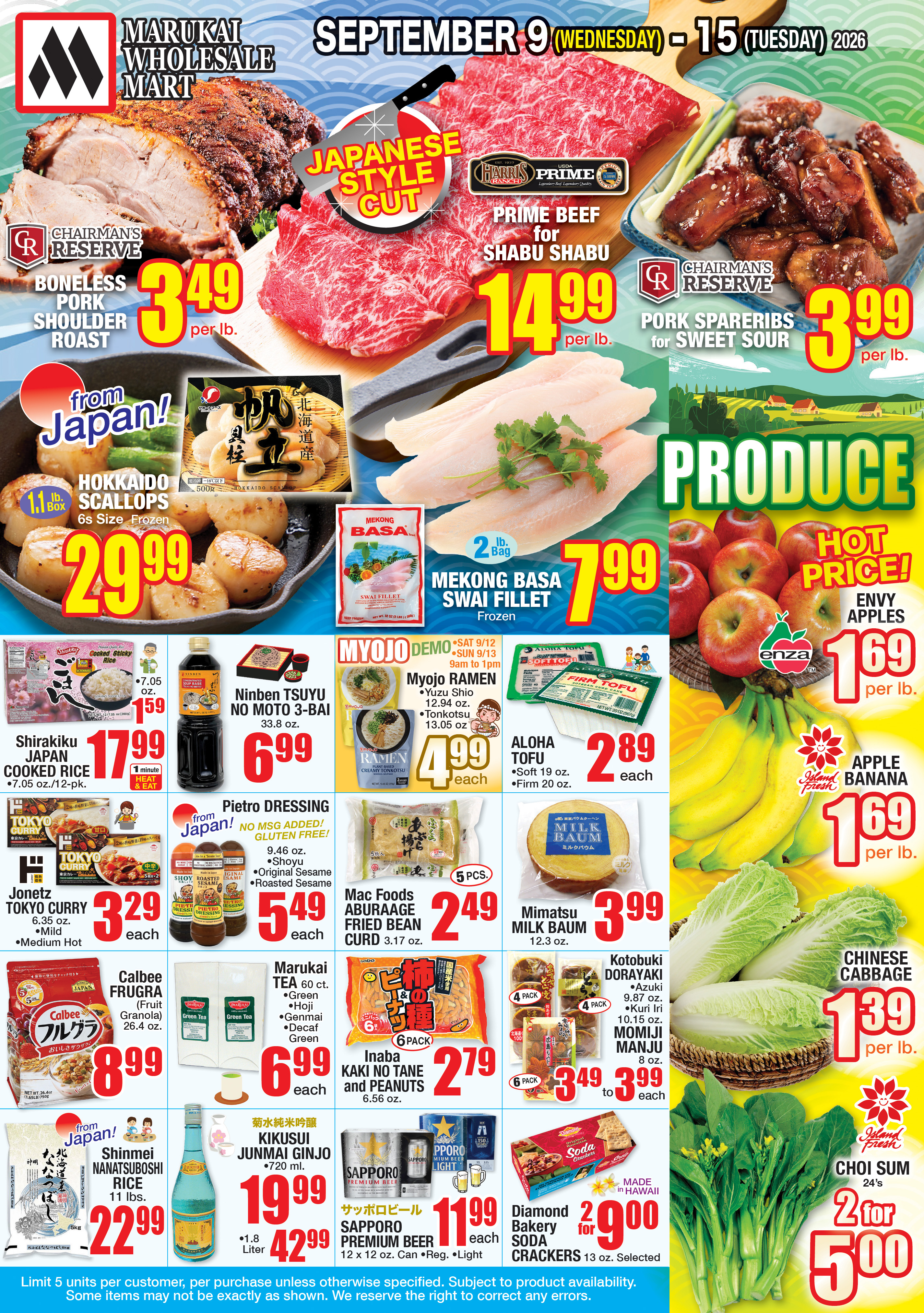 Weekly Flyer Wed, Sep 9, 2026 - Tue, Sep 15, 2026