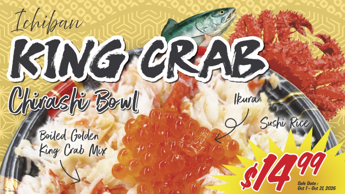 King crab Chirashi