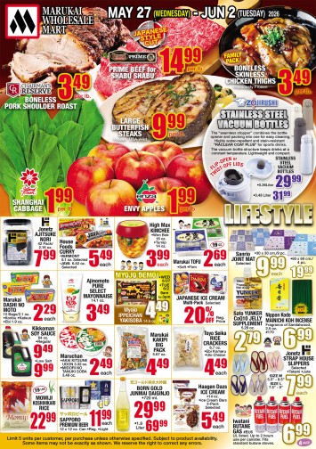 Weekly Flyer Wed, May 27, 2026 - Tue, Jun 02, 2026