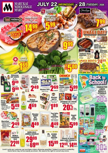 Weekly Flyer Wed, Jul 22, 2026 - Tue, Jul 28, 2026